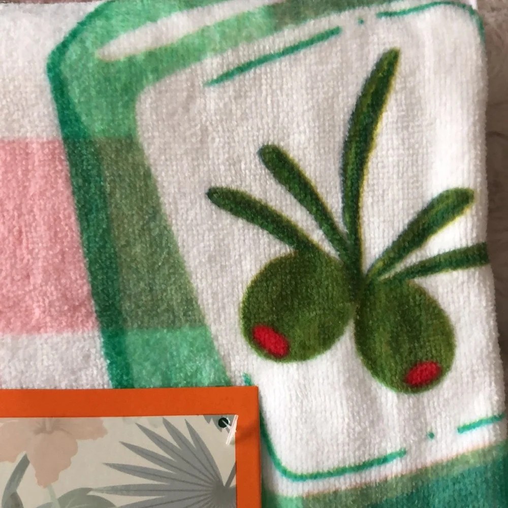 Sand & Surf Fruit & Sardine Pattern Beach Towel